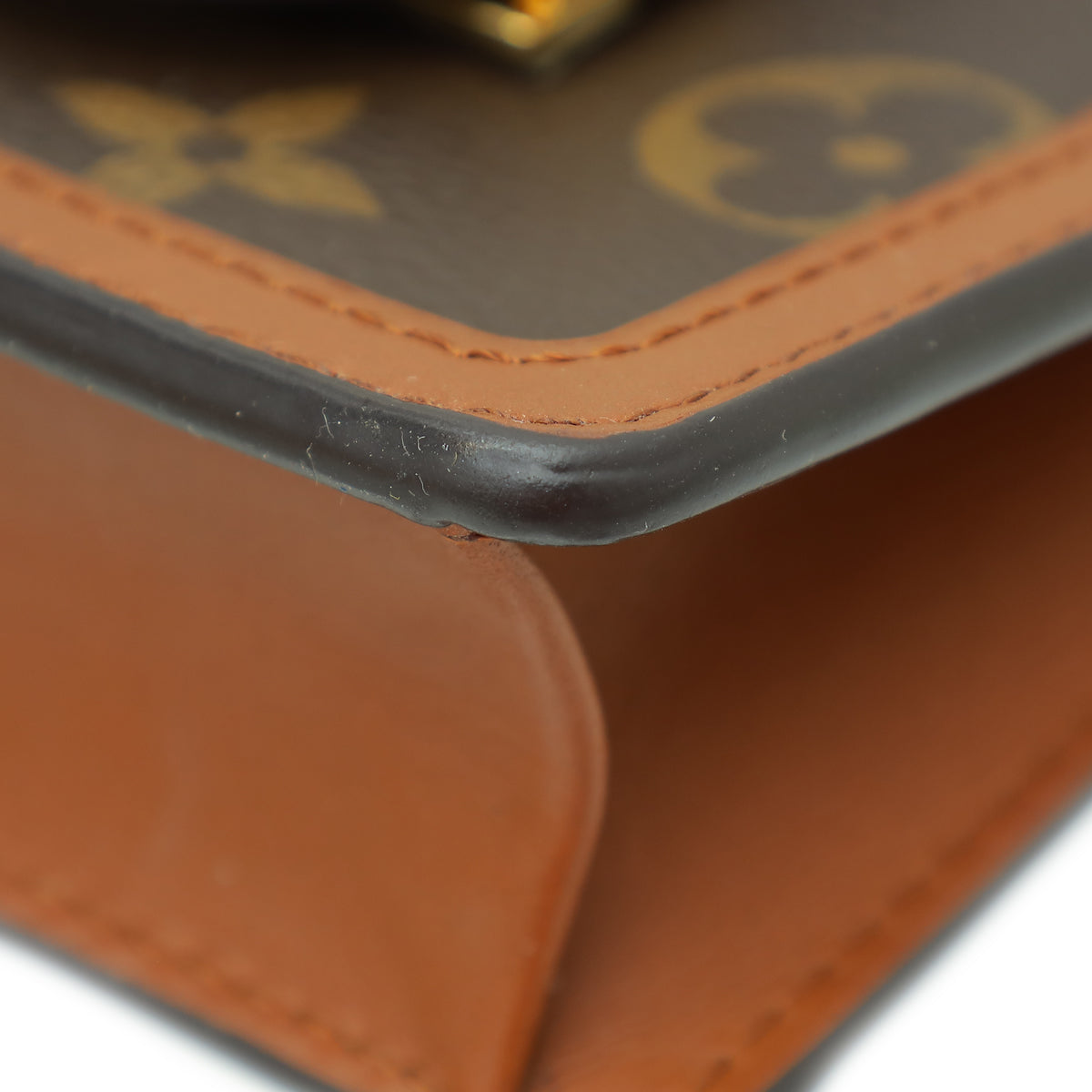 Louis Vuitton Brown Monogram Reverse Multicartes Dauphine Bag