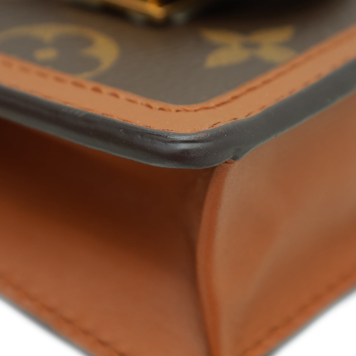 Louis Vuitton Brown Monogram Reverse Multicartes Dauphine Bag
