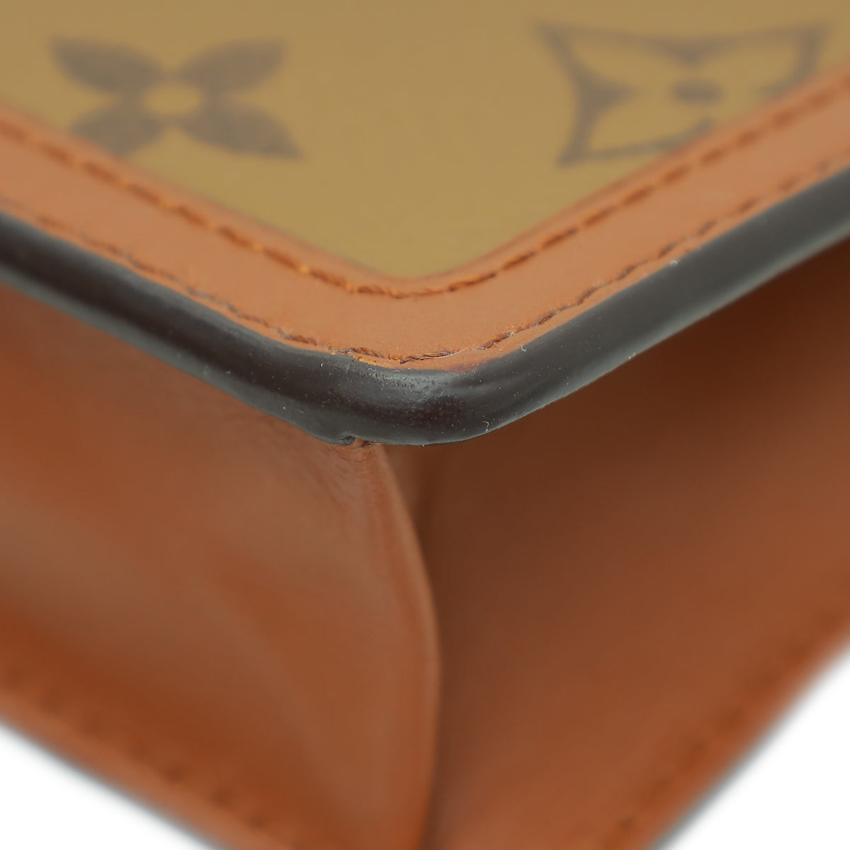 Louis Vuitton Brown Monogram Reverse Multicartes Dauphine Bag