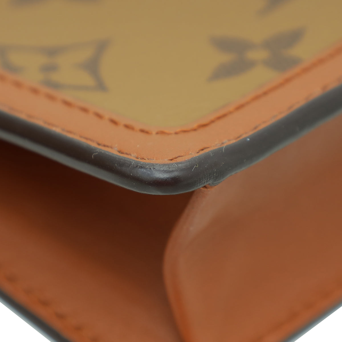 Louis Vuitton Brown Monogram Reverse Multicartes Dauphine Bag