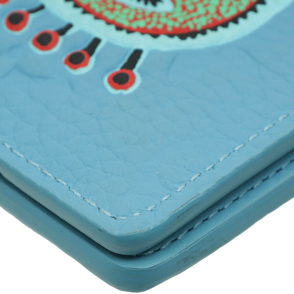 Louis Vuitton Blue Multicolor x YK Taurillon Pocket Organizer