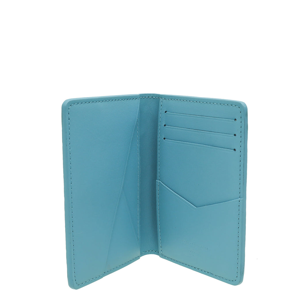 Louis Vuitton Blue Multicolor x YK Taurillon Pocket Organizer