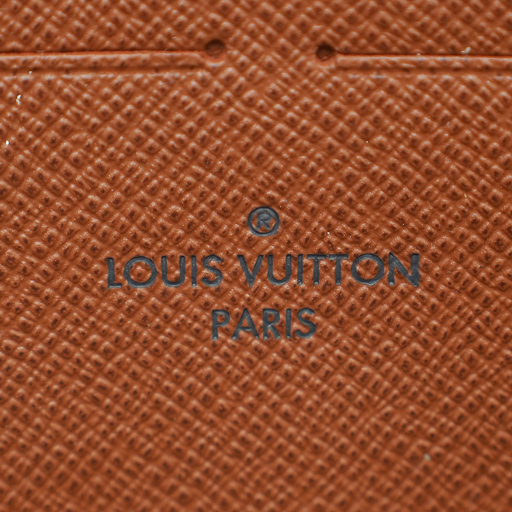 Louis Vuitton Brown Monogram Zipped Around Long Wallet