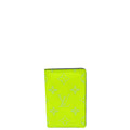 Louis Vuitton Neon Yellow Monogram Pocket Organizer