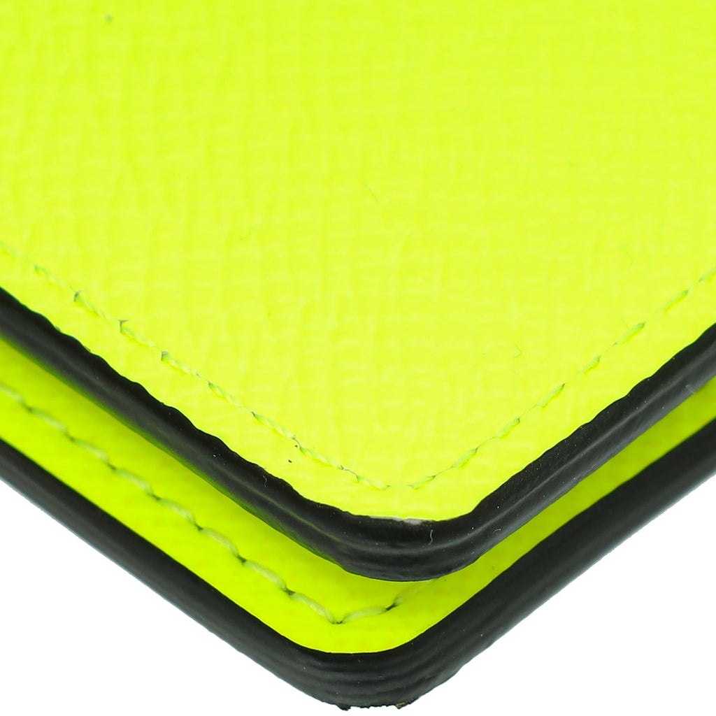 Louis Vuitton Neon Yellow Monogram Pocket Organizer