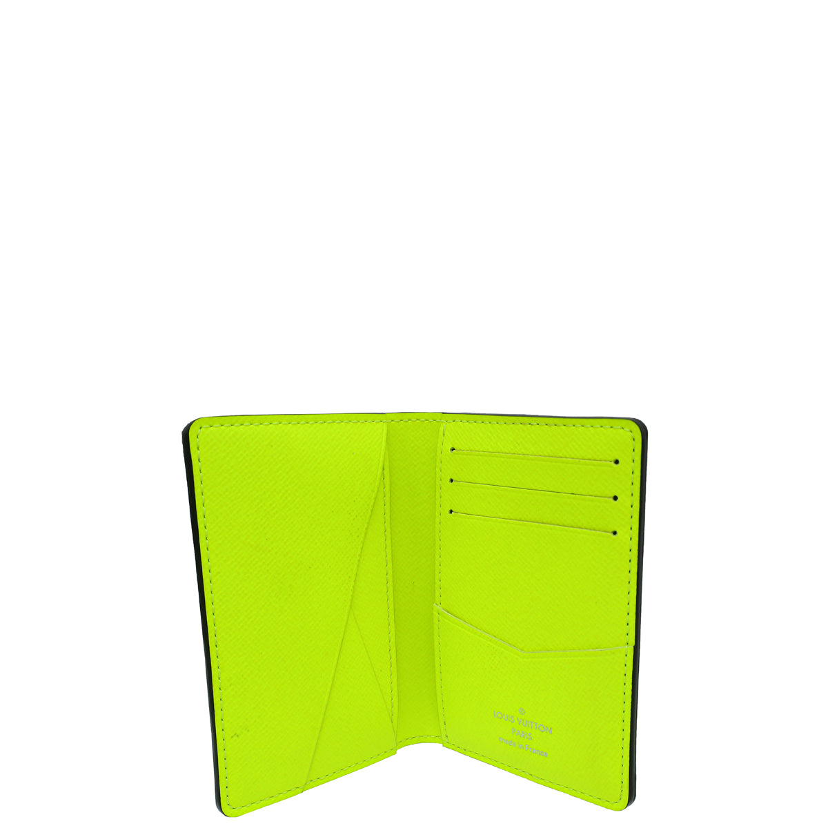 Louis Vuitton Neon Yellow Monogram Pocket Organizer