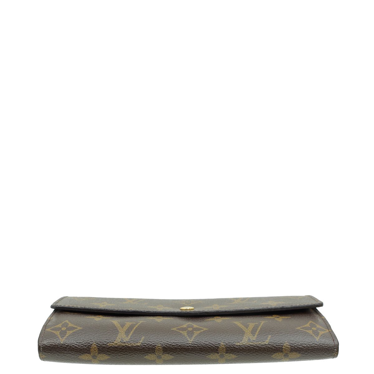 Louis Vuitton Ebene Monogram Sarah Wallet W/ Initial MM