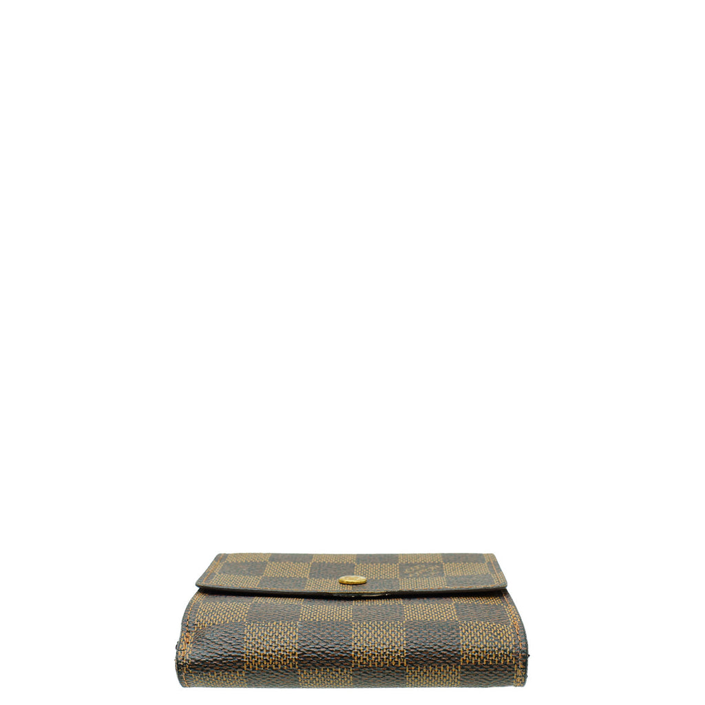 Louis Vuitton Damier Ebene Elise Compact Wallet