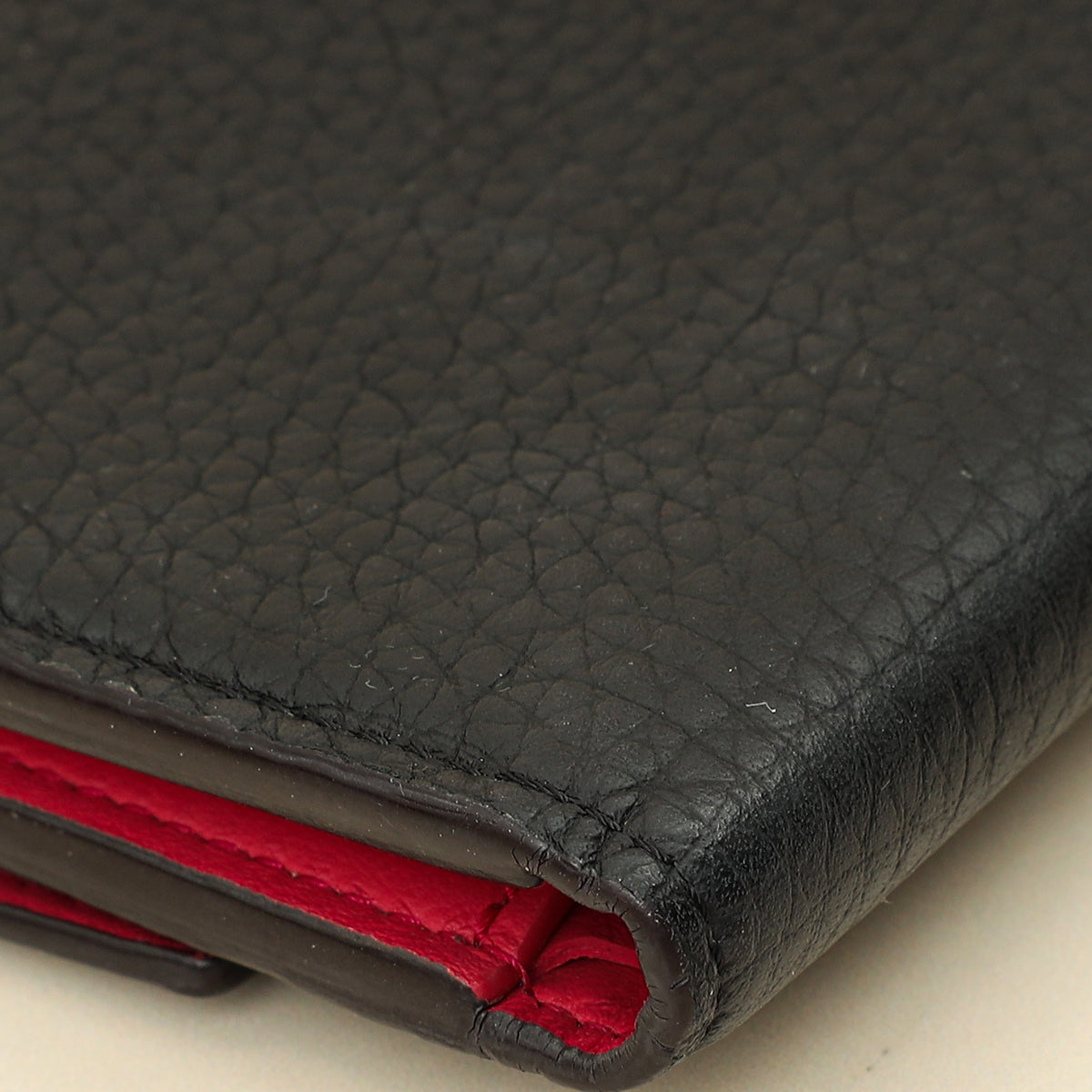 Louis Vuitton Black Capucines Compact Wallet