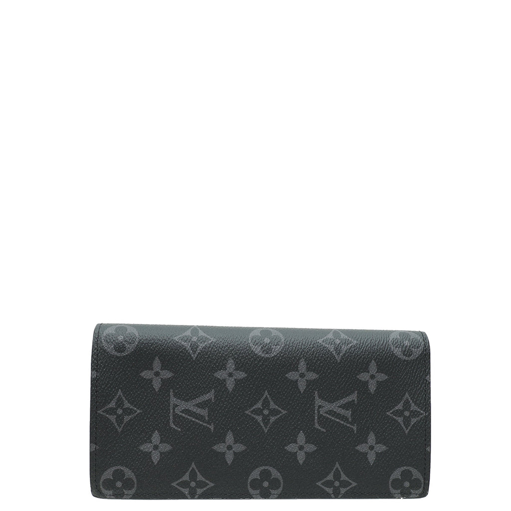 Louis Vuitton Monogram Eclipse Brazza Wallet