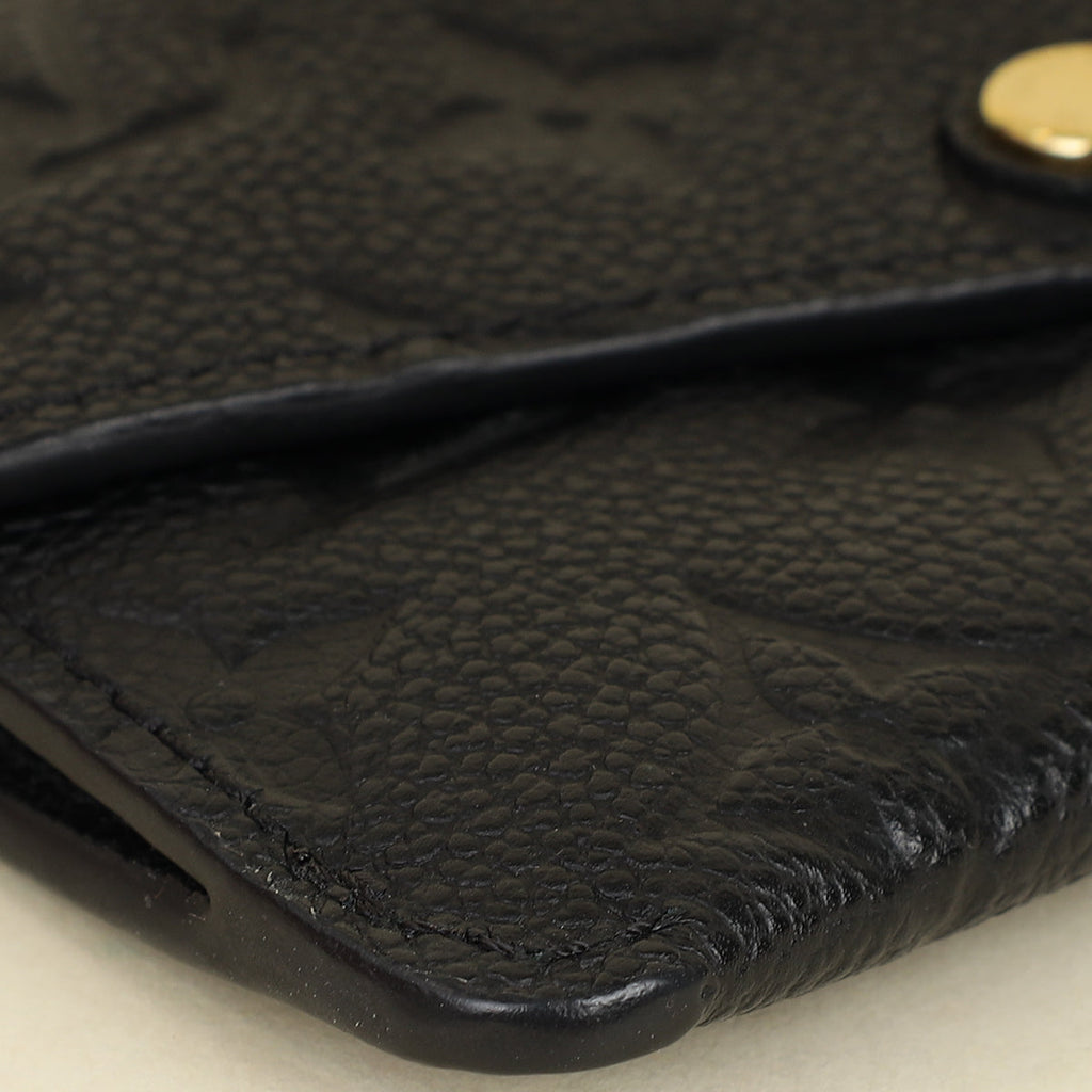 Louis Vuitton Black Monogram Empreinte Key Pouch