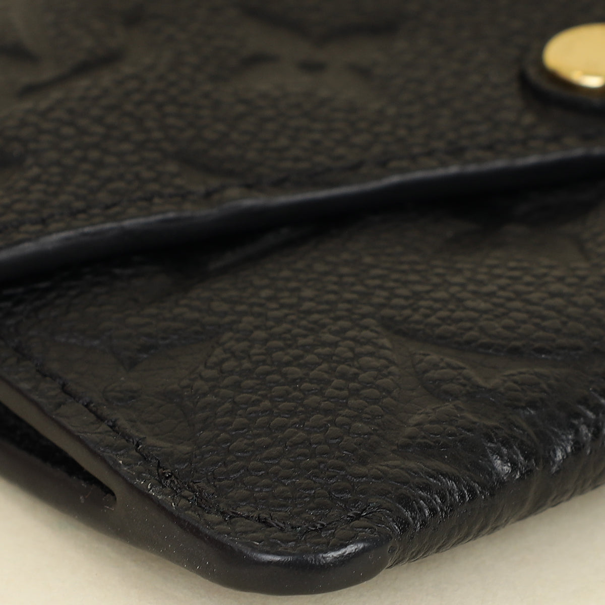 Louis Vuitton Black Monogram Empreinte Key Pouch