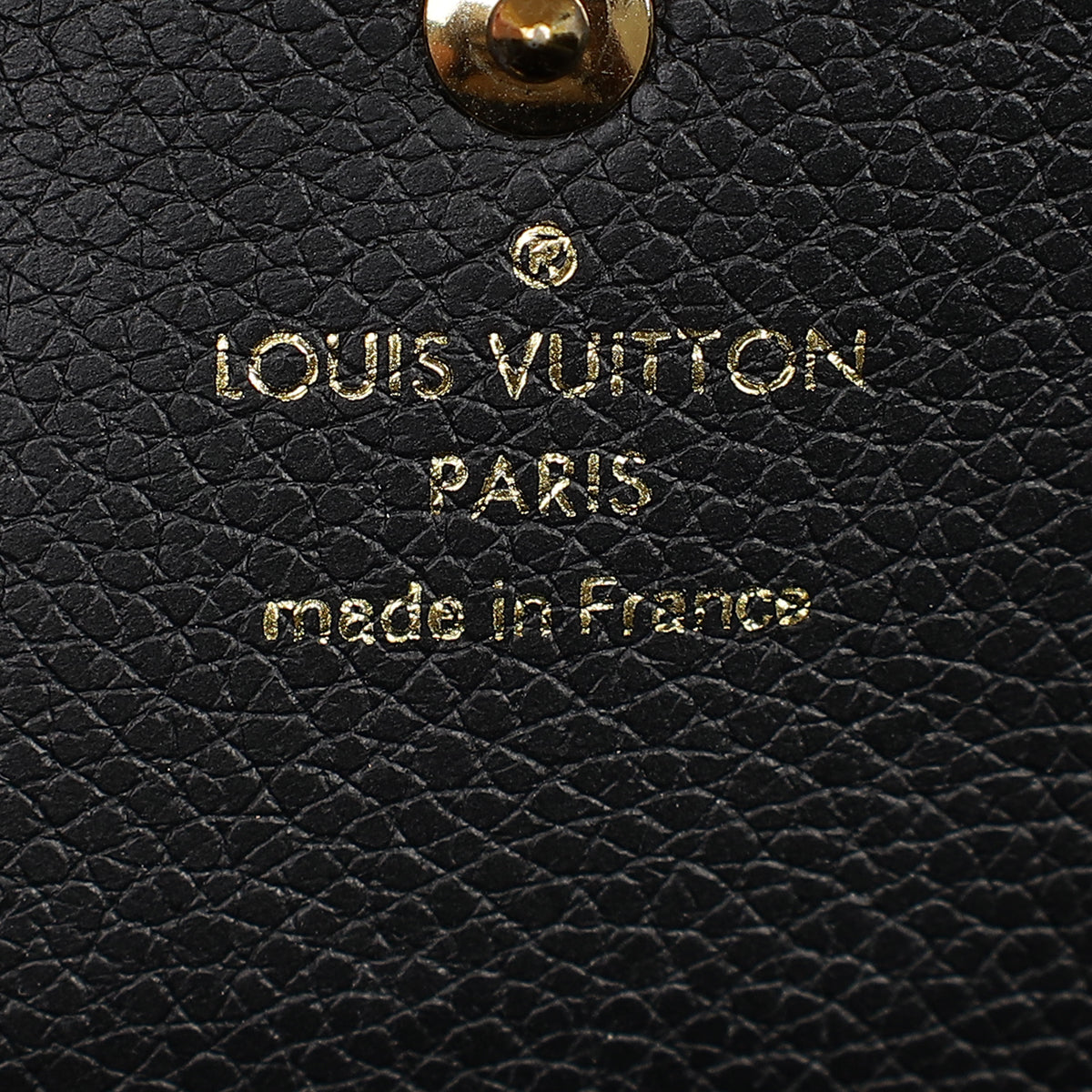 Louis Vuitton Black Monogram Empreinte Key Pouch