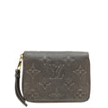 Louis Vuitton Chocolate Monogram Empreinte Zip Coin Purse