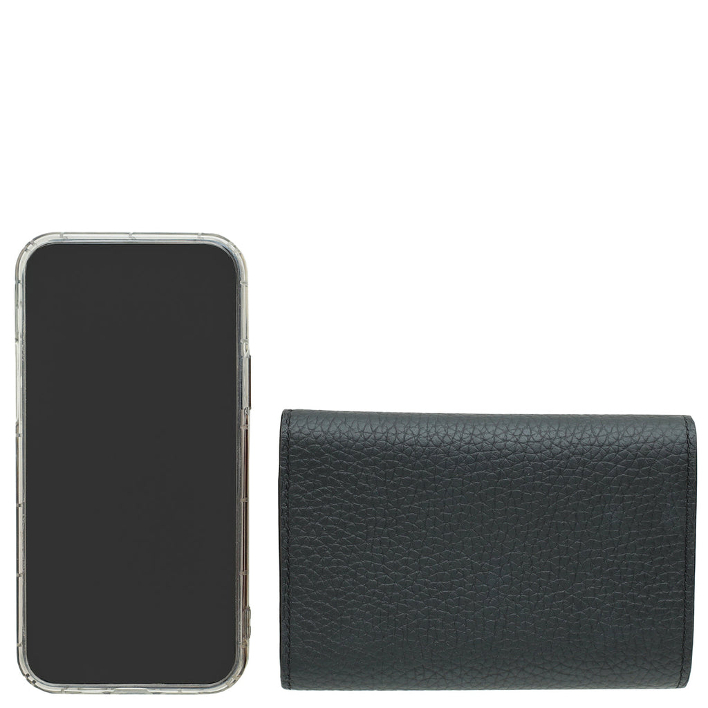 Louis Vuitton Noir Capucines Compact Wallet
