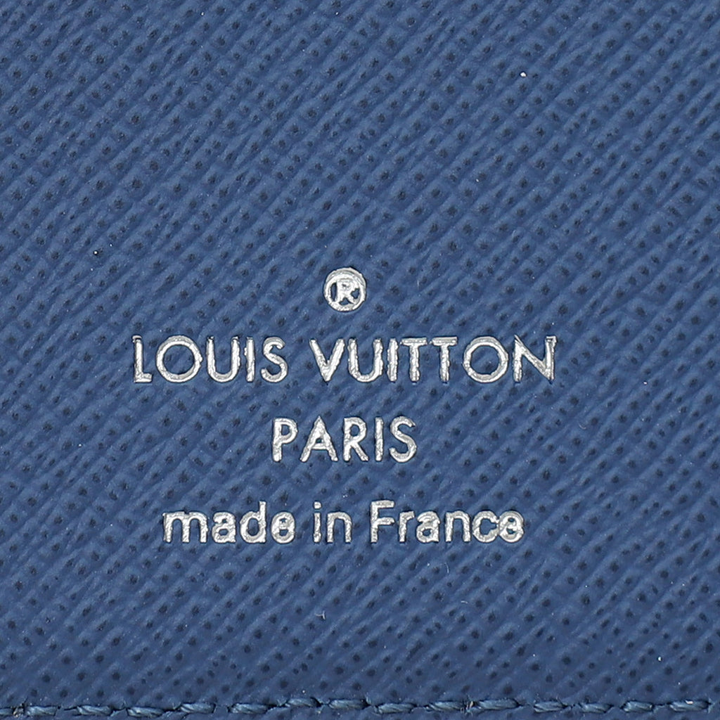 Louis Vuitton Blue Pocket Organiser Wallet
