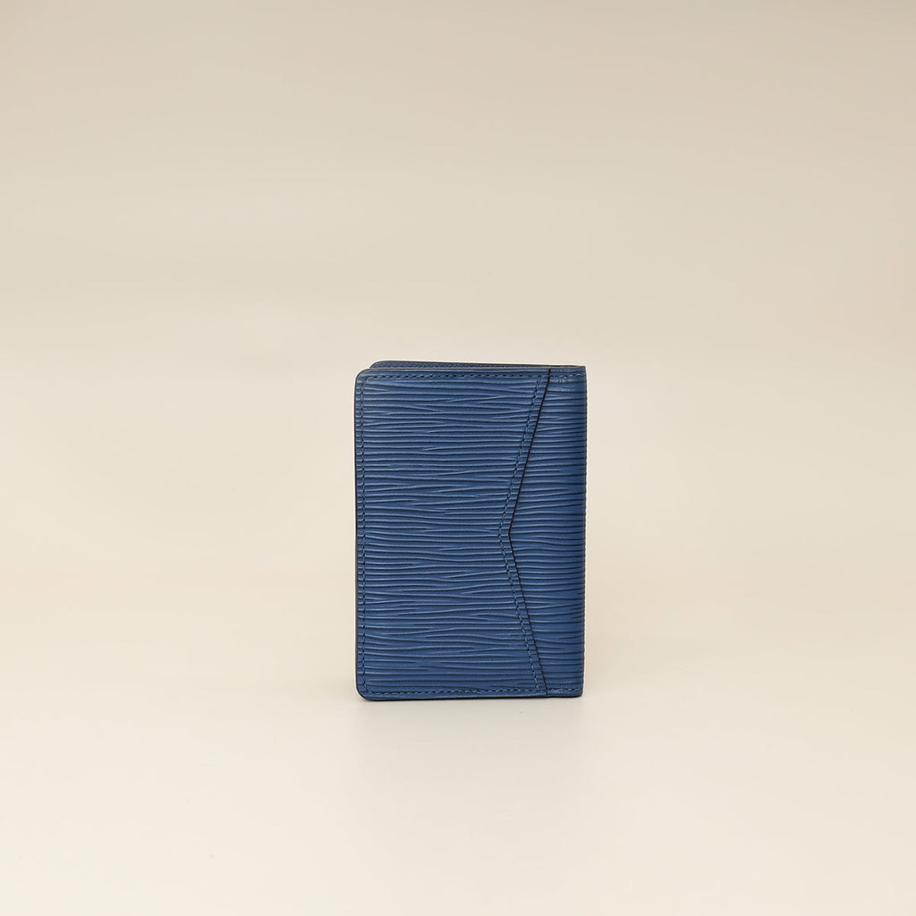 Louis Vuitton Blue Pocket Organiser Wallet