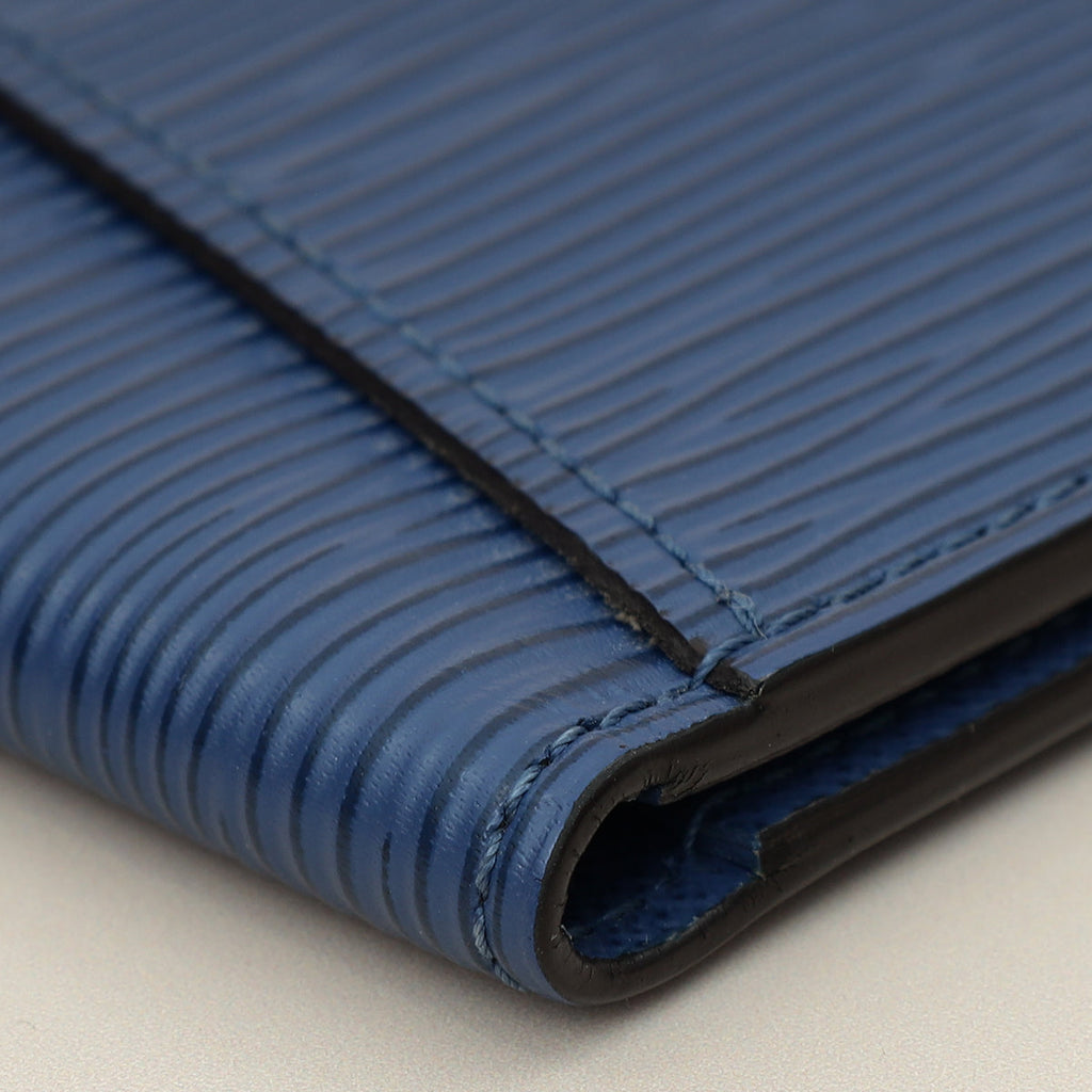 Louis Vuitton Blue Pocket Organiser Wallet