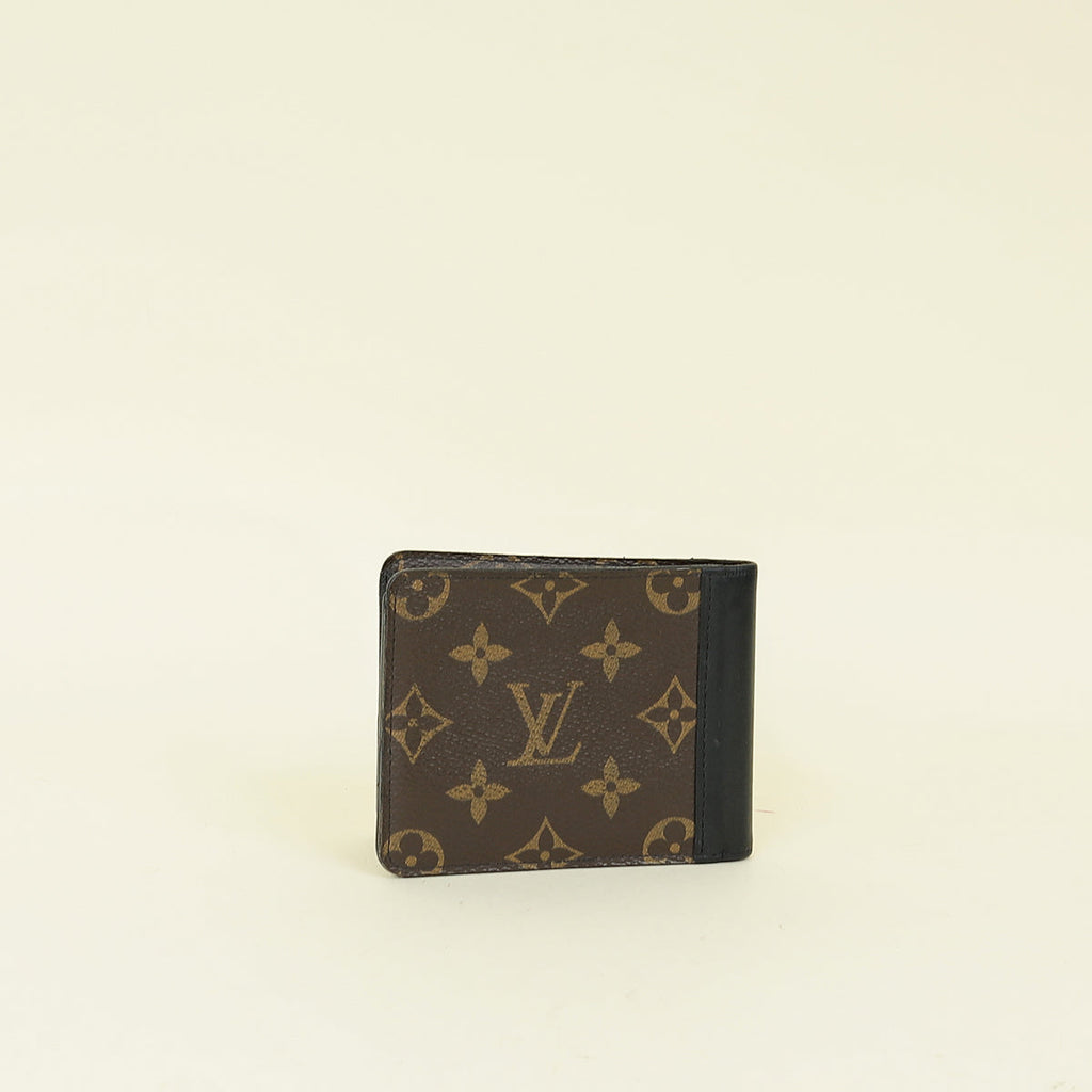 Louis Vuitton Monogram Macassar Black Multiple Wallet