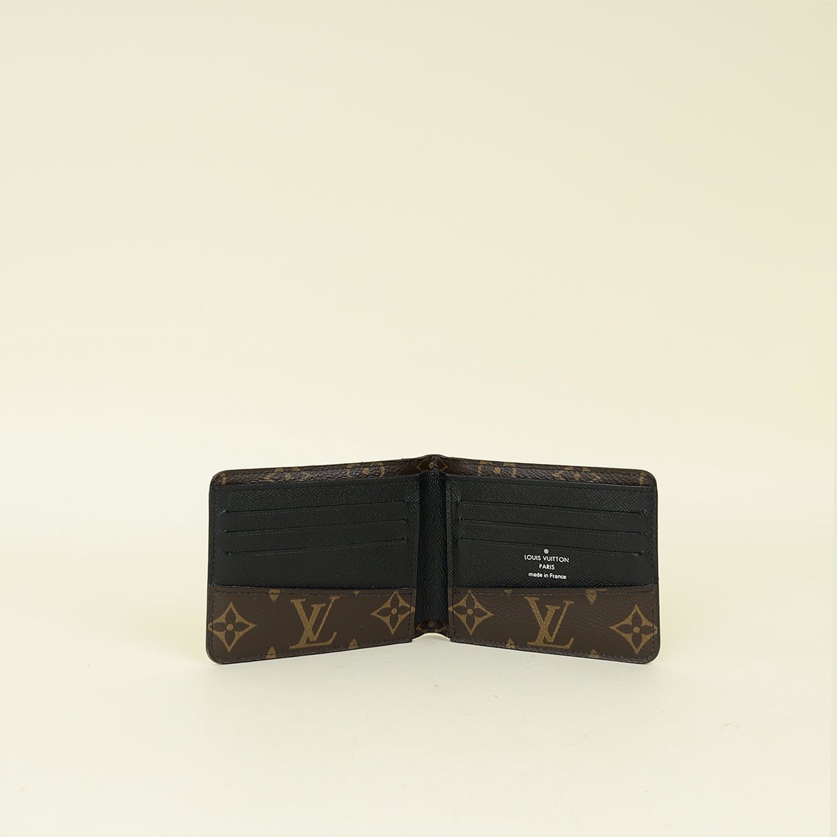 Louis Vuitton Monogram Macassar Black Multiple Wallet