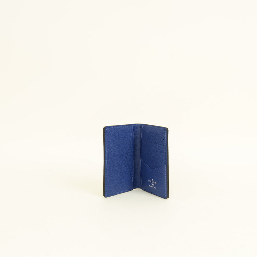Louis Vuitton Cobalt Taigarama Monogram Pocket Organiser