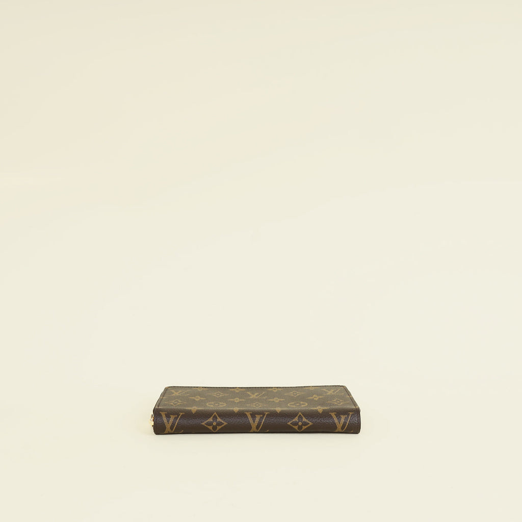 Louis Vuitton Brown Monogram Zippy Wallet