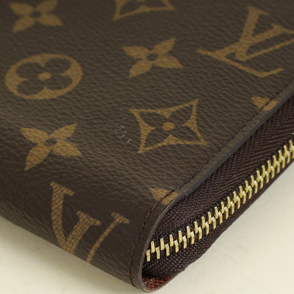Louis Vuitton Brown Monogram Zippy Wallet