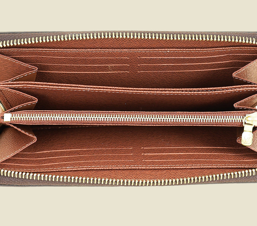 Louis Vuitton Brown Monogram Zippy Wallet