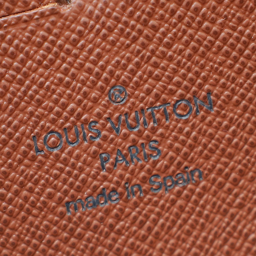 Louis Vuitton Monogram Zippy Around Wallet