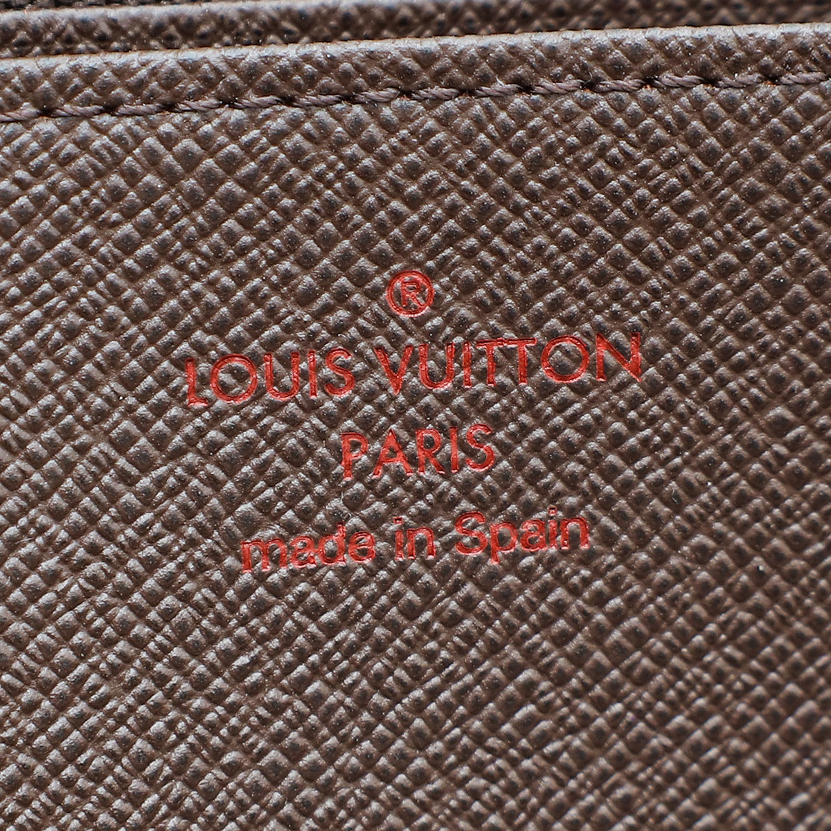 Louis Vuitton Damier Ebene Zippy Around Wallet