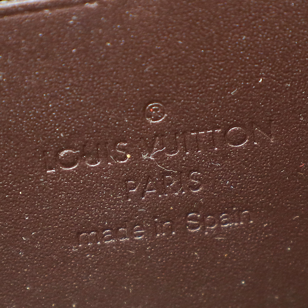 Louis Vuitton Two-Tone Vernis Miroir Clemence Wallet