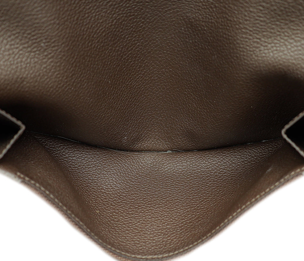 Louis Vuitton Terre Monogram Empreinte Virtuose Wallet W/ A.T Initials