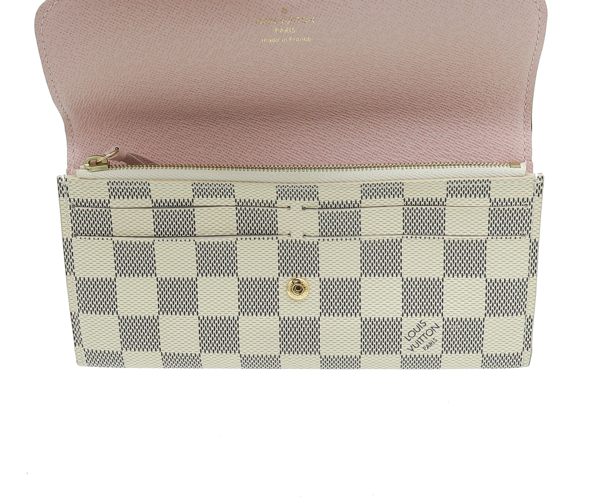 Louis Vuitton Azur Rose Ballerine Emilie Wallet