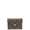 Louis Vuitton Monogram Fuchsia Victorine Wallet w/H.K Initial