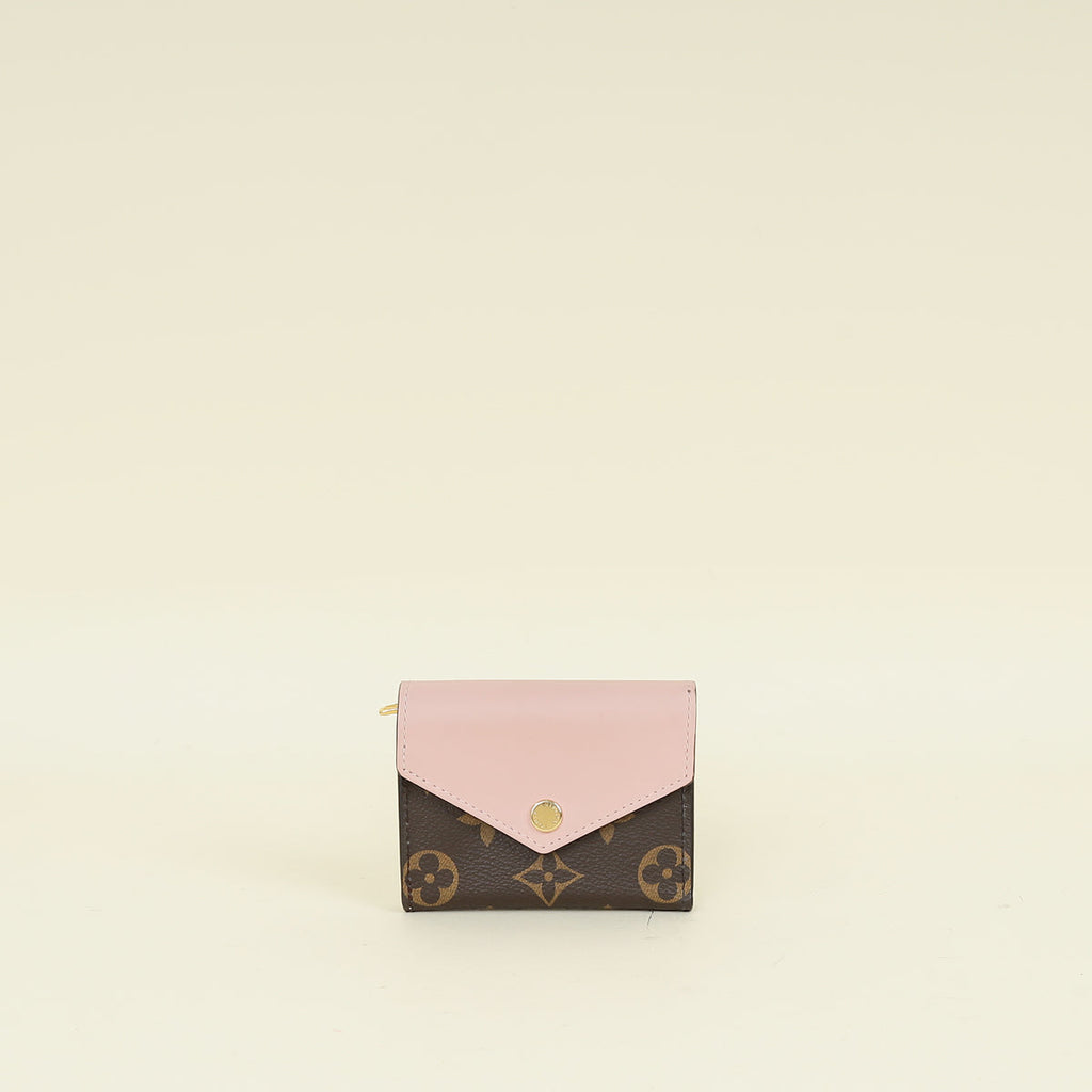 Louis Vuitton Monogram Rose Ballerine Zoe Wallet