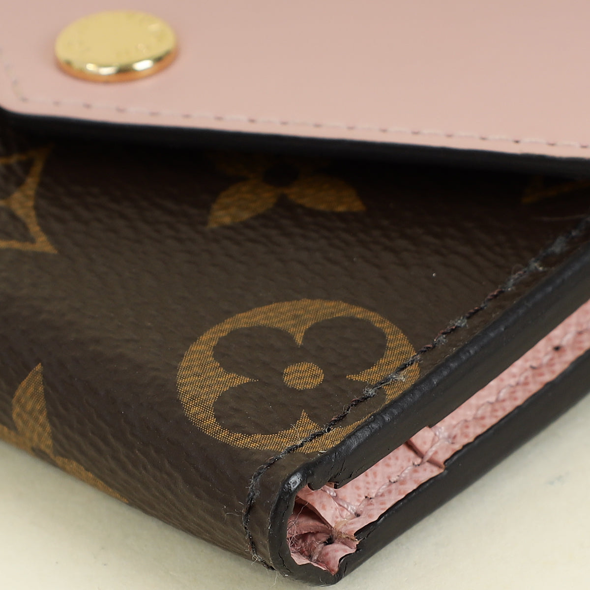 Louis Vuitton Monogram Rose Ballerine Zoe Wallet
