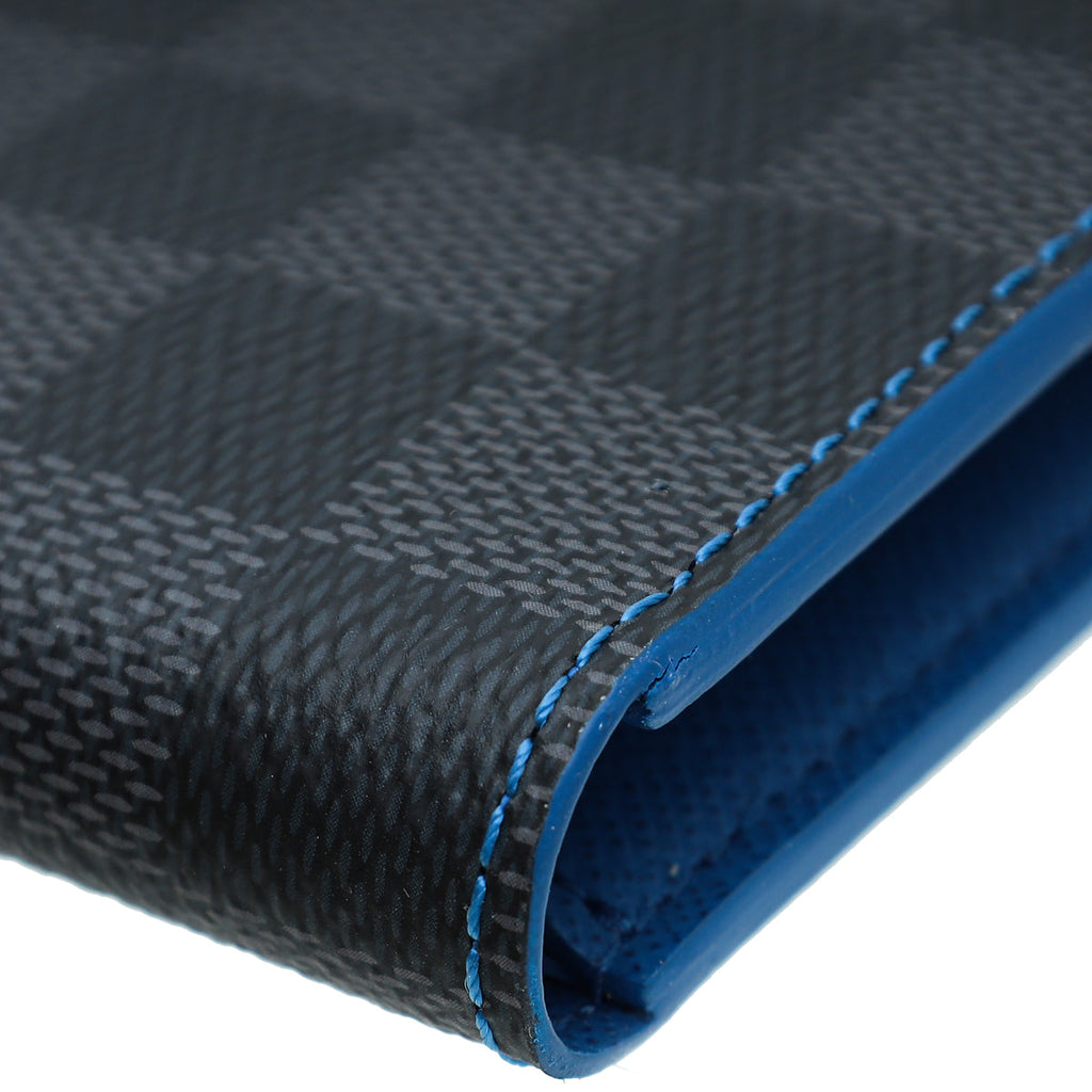 Louis Vuitton Damier Graphite Blue Slender Wallet
