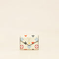 Louis Vuitton White Multicolor Monogram Game On Zoe Wallet