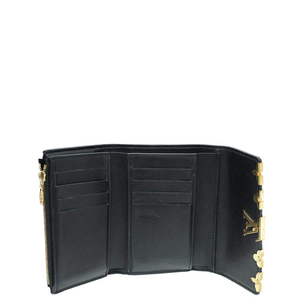 Louis Vuitton Black Capucines Compact Maxi Wallet