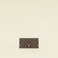 Louis Vuitton Damier Ebene Josephine Wallet W/ B.A Initial