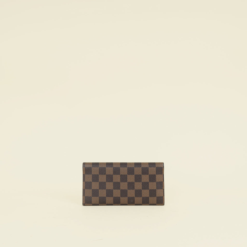 Louis Vuitton Damier Ebene Josephine Wallet W/ B.A Initial