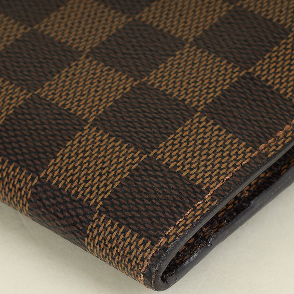 Louis Vuitton Damier Ebene Josephine Wallet W/ B.A Initial
