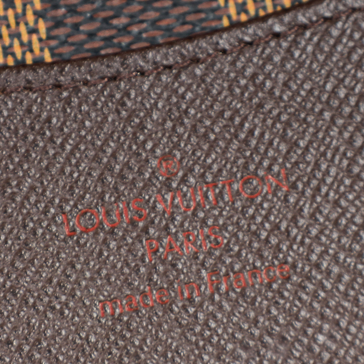 Louis Vuitton Damier Ebene Josephine Wallet W/ B.A Initial