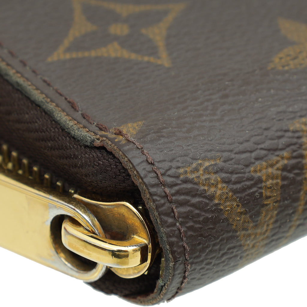 Louis Vuitton Ebene Monogram Zippy Wallet