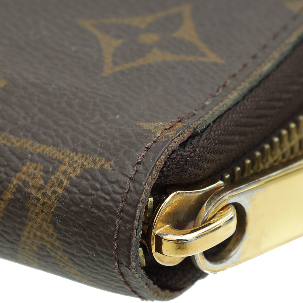 Louis Vuitton Ebene Monogram Zippy Wallet