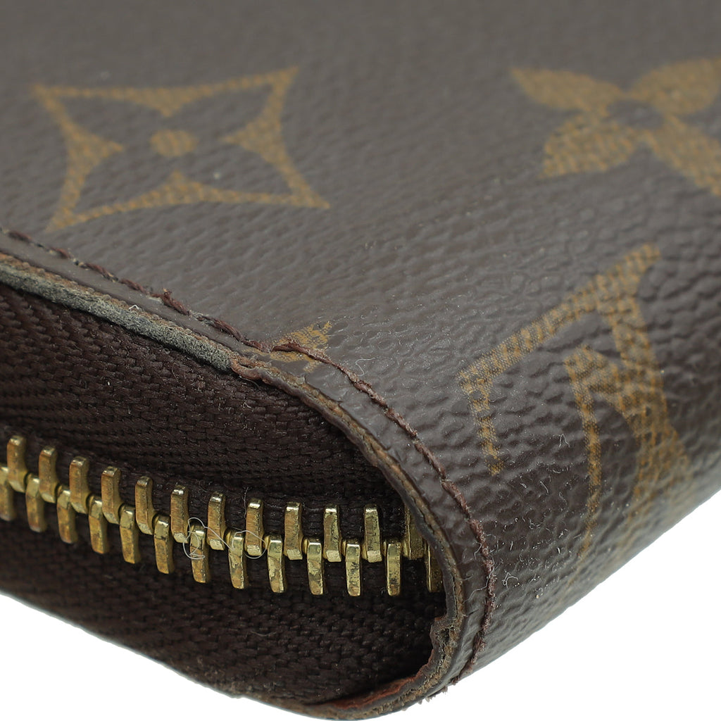 Louis Vuitton Ebene Monogram Zippy Wallet