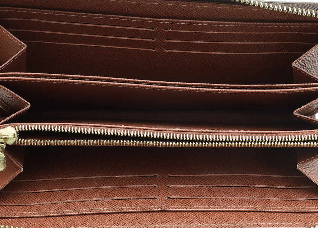 Louis Vuitton Ebene Monogram Zippy Wallet