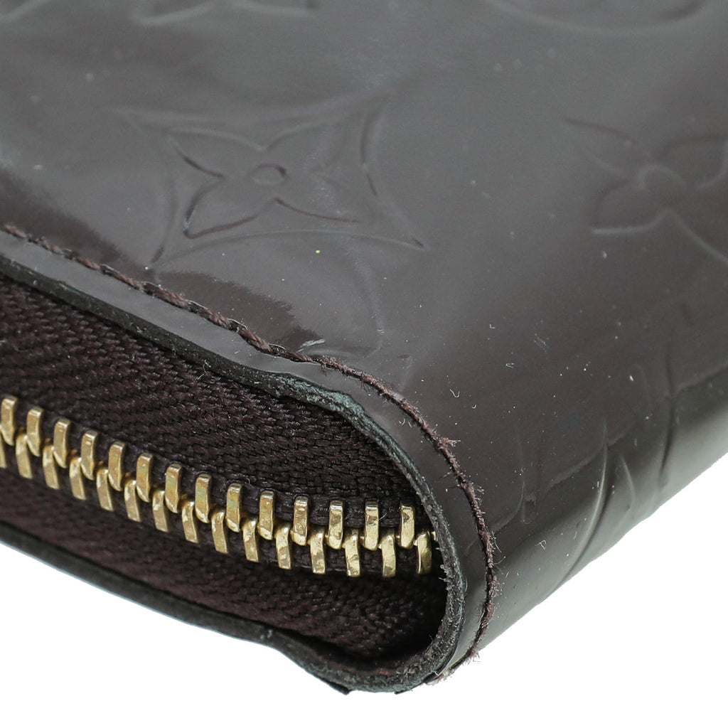Louis Vuitton Amarante Monogram Vernis Zippy Wallet