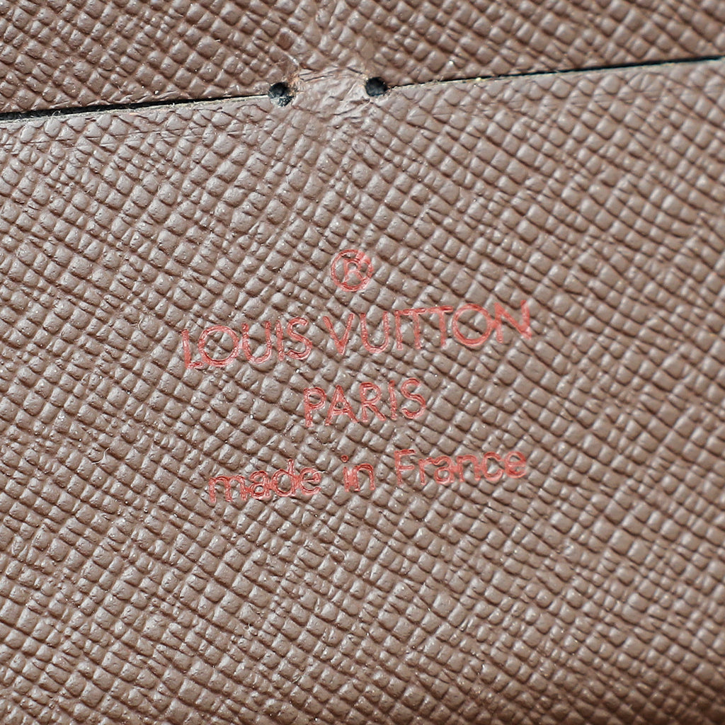 Louis Vuitton Damier Ebene Zippy Organiser Wallet