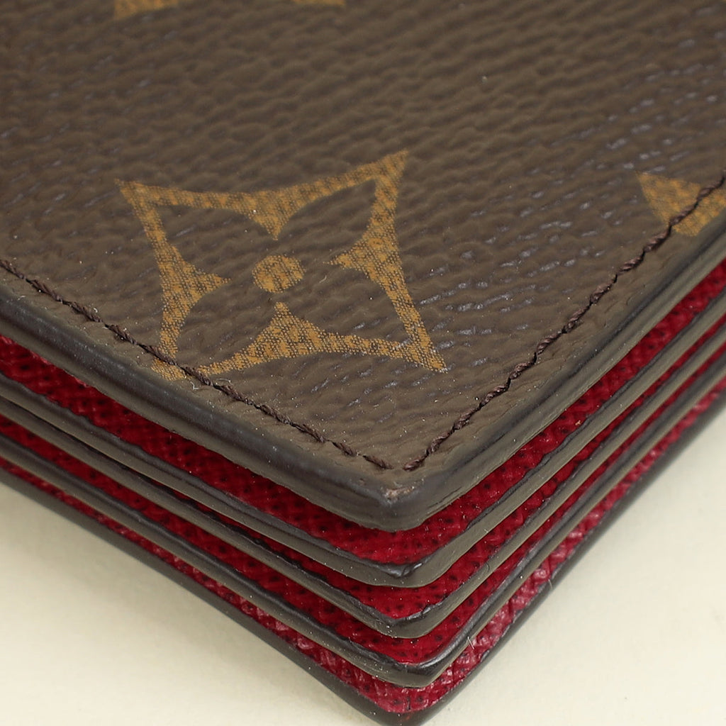 Louis Vuitton Bicolor Monogram Gusseted Card Holder